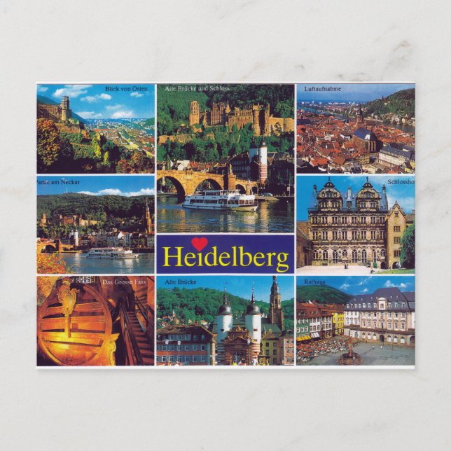 Heildelberg - carte postale (Devant)