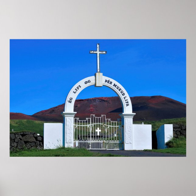 Heimaey Cemetery Poster (Front)