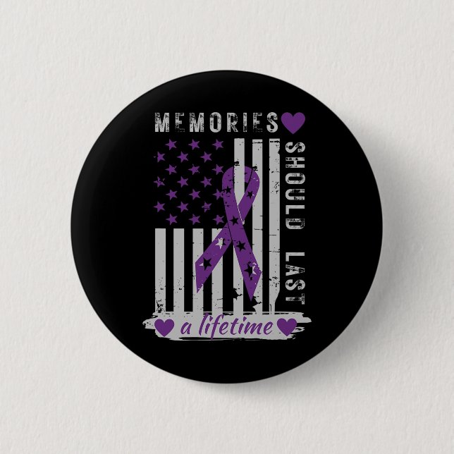 Heimerheimer American Flag Memories Heimerheimer’s 2 Inch Round Button (Front)