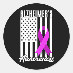 Heimerheimer Awareness  Classic Round Sticker
