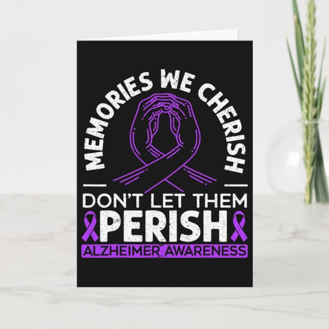 Heimerheimer Awareness Dementia Memory  Card (Front)