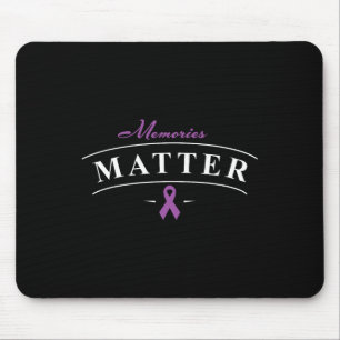 Heimerheimer Awareness Design Support Month Purple Mouse Pad