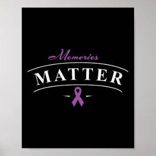 Heimerheimer Awareness Design Support Month Purple Poster