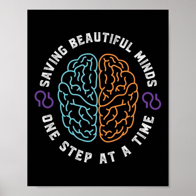 Heimerheimer Awareness Designs Support Month Purpl Poster (Front)