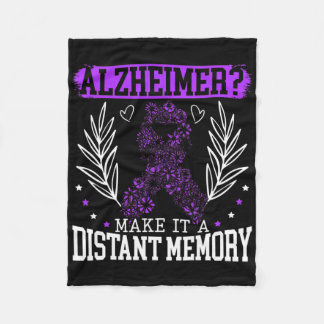Heimerheimer Awareness Distant Memory Fleece Blanket