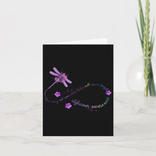 Heimerheimer Awareness Dragonfly You May Not Remem Card