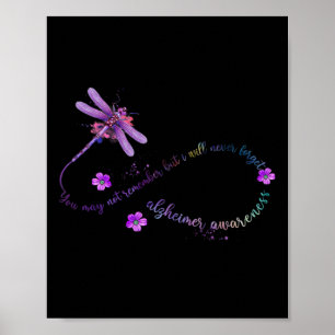 Heimerheimer Awareness Dragonfly You May Not Remem Poster