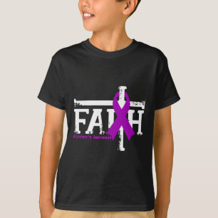 Heimerheimer Awareness Faith Christian Cross Suppo T-Shirt