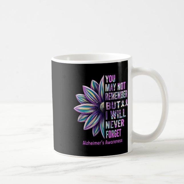 Heimerheimer Awareness Flower Remember Never Forge Coffee Mug (Right)