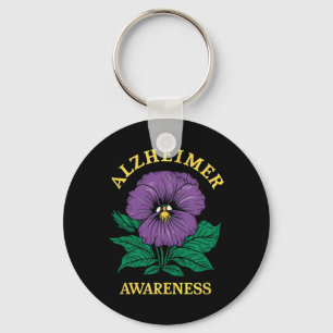 Heimerheimer Awareness Flowers Keychain