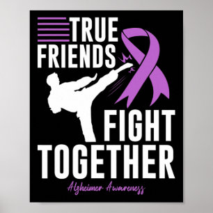 Heimerheimer Awareness Friend Support Martial Arts Poster