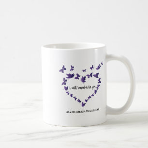 Heimerheimer Awareness I Will Remember For You Cut Coffee Mug