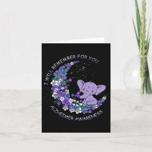 Heimerheimer Awareness I Will Remember For You Ele Card