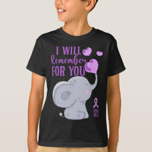 Heimerheimer Awareness I Will Remember For You End T-Shirt