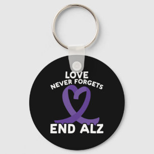 Heimerheimer Awareness Love Never Forgets End Heim Keychain