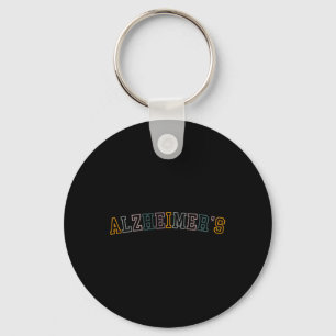 Heimerheimer' Awareness Love Never Forgets Keychain