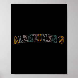 Heimerheimer' Awareness Love Never Forgets Poster