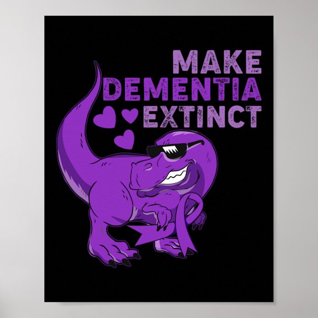 Heimerheimer Awareness Make Dementia Extinct End H Poster (Front)