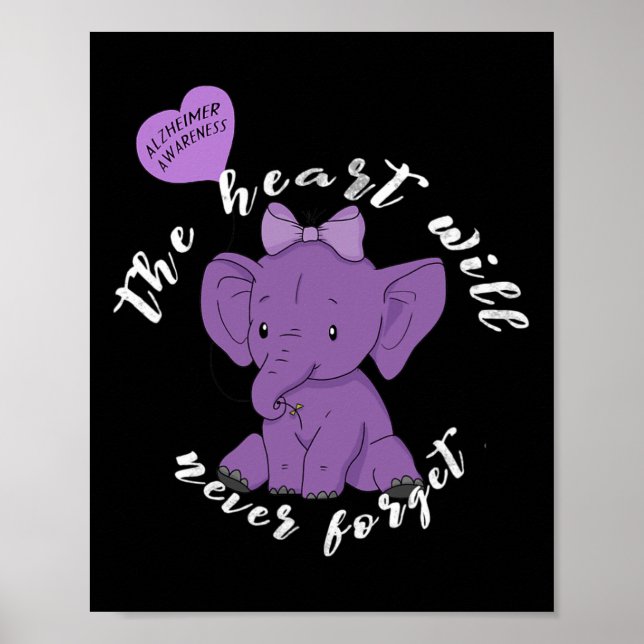 Heimerheimer Awareness Month I Endheimer Purple Ri Poster (Front)