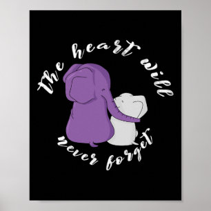 Heimerheimer Awareness Month I Endheimer Purple Ri Poster