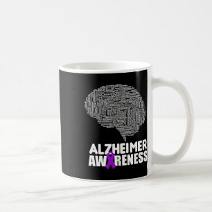 Heimerheimer Awareness Purple Ribbon Support Walk Coffee Mug