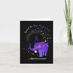 Heimerheimer Awareness Spread The Hope Find A Cure Card