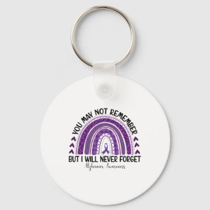 Heimerheimer Awareness You May Not Remember I Will Keychain
