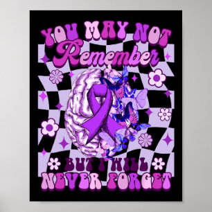 Heimerheimer Awareness You May Not Remember I Will Poster