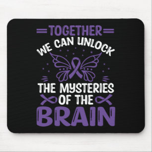 Heimerheimer Brain Injury Design Purple Heimerheim Mouse Pad