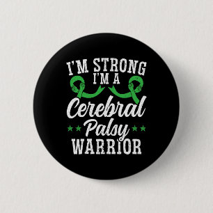 Heimerheimer Cerebral Palsy Awareness Brain 2 Inch Round Button