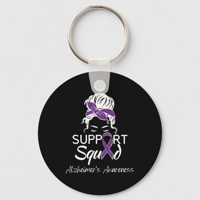 Heimerheimer Messy Bun Support Squad On Heimerheim Keychain (Front)