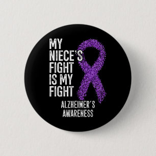 Heimerheimer My Niece's Fight Is My Fight Heimerhe 2 Inch Round Button