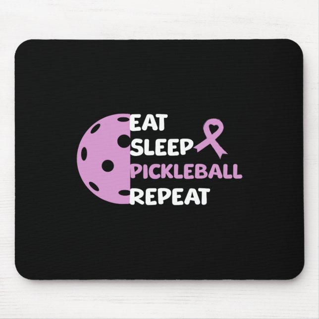 Heimerheimer Picklell Eat Sleep Picklell Repeat Pu Mouse Pad (Front)