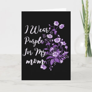 Heimerheimer Purple Floral Pansy Dementia Heimerhe Card