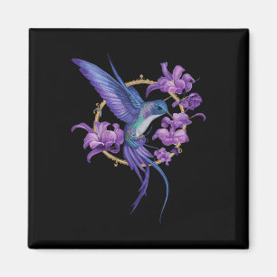 Heimerheimer Purple Floral Pansy Dementia Heimerhe Magnet