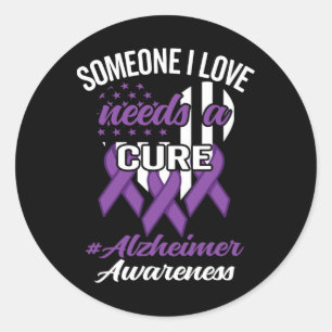 Heimerheimer Ribbon Heimerheimer Disease Awareness Classic Round Sticker