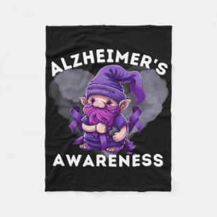 Heimerheimer S Awareness Gnomes Heimerheimer Gnome Fleece Blanket