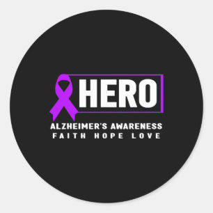 Heimerheimer’s Awareness - Heimer Hero Heimerheime Classic Round Sticker