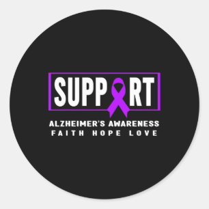 Heimerheimer’s Awareness - Support Heimerheimer’s Classic Round Sticker