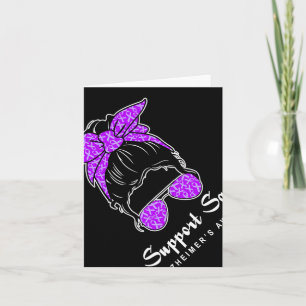 Heimerheimer's Awareness A Messy Bun Heimerheimer' Card