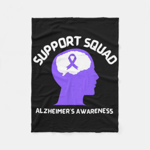 Heimerheimer's Awareness A Messy Bun Heimerheimer' Fleece Blanket
