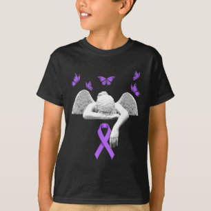 Heimerheimer's Awareness Angel Purple Ribbon Butte T-Shirt