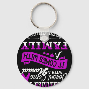 Heimerheimer's Awareness Family Support Heimerheim Keychain