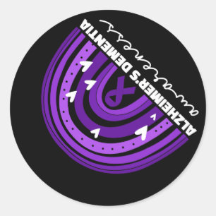 Heimerheimer's Awareness For Women Heimer Heimerhe Classic Round Sticker