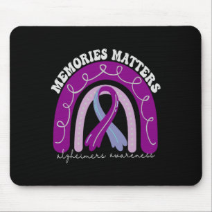 Heimerheimers Awareness Memories Problems Purple R Mouse Pad