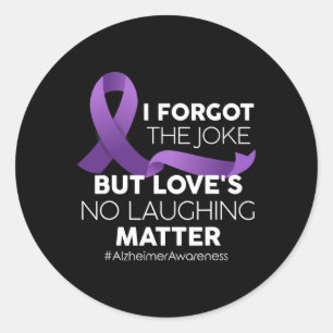 Heimerheimer's Awareness Month  Classic Round Sticker