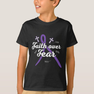 Heimerheimers Awareness Purple Ribbon Epilepsy Rel T-Shirt