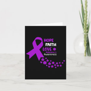 Heimerheimers Awareness Tee Hope Faith Love Heimer Card
