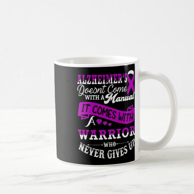 Heimerheimer's Awareness Warrior Support Heimerhei Coffee Mug (Right)
