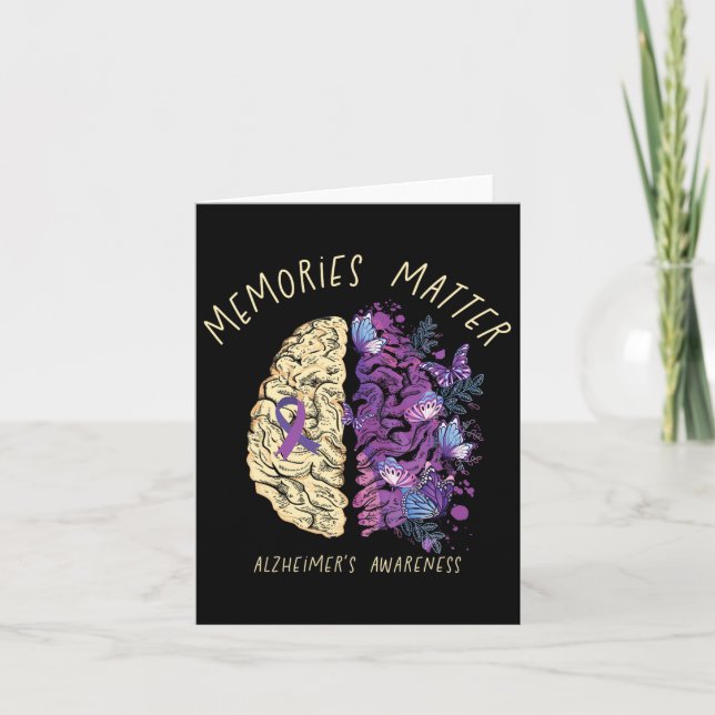 Heimerheimer's Dementia Awareness Support Brain Me Card (Front)